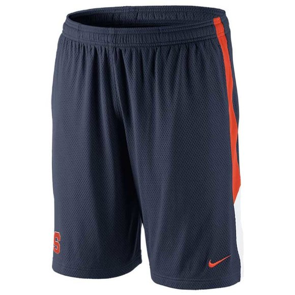 Nike Syracuse Orange Mesh DriFit Shorts NAVY NWT - Picture 1 of 1